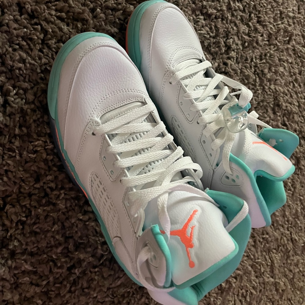Jordan 5 light aqua